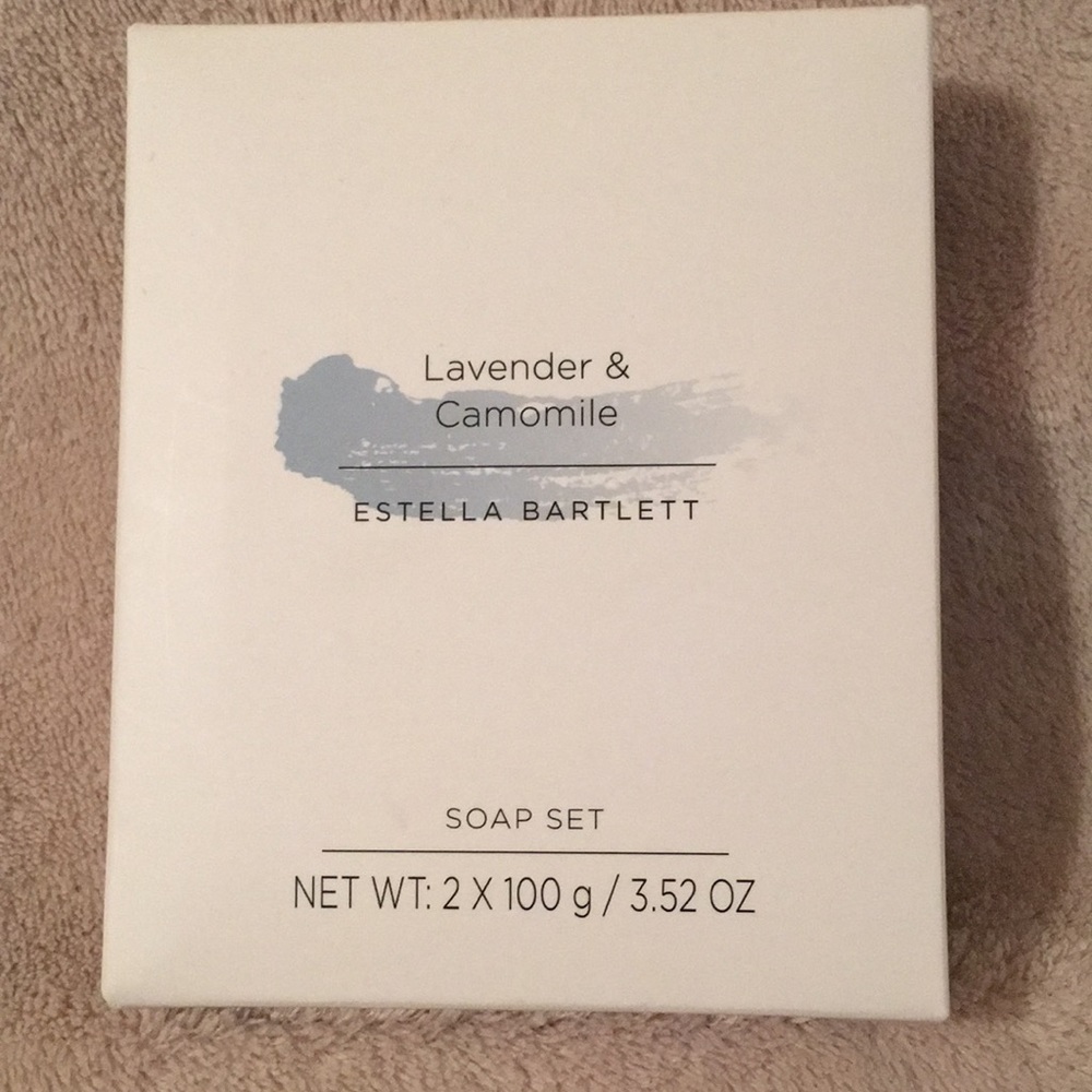 Estella Bartlett Lavender Camomile Soap Set NWT